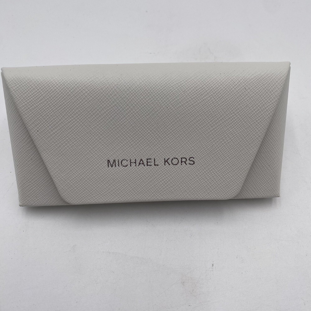 NEW MICHAEL‎ KORS WHITE AUTHENTIC EYEWEAR EYEGLASSES GLASSES CASE ONLY